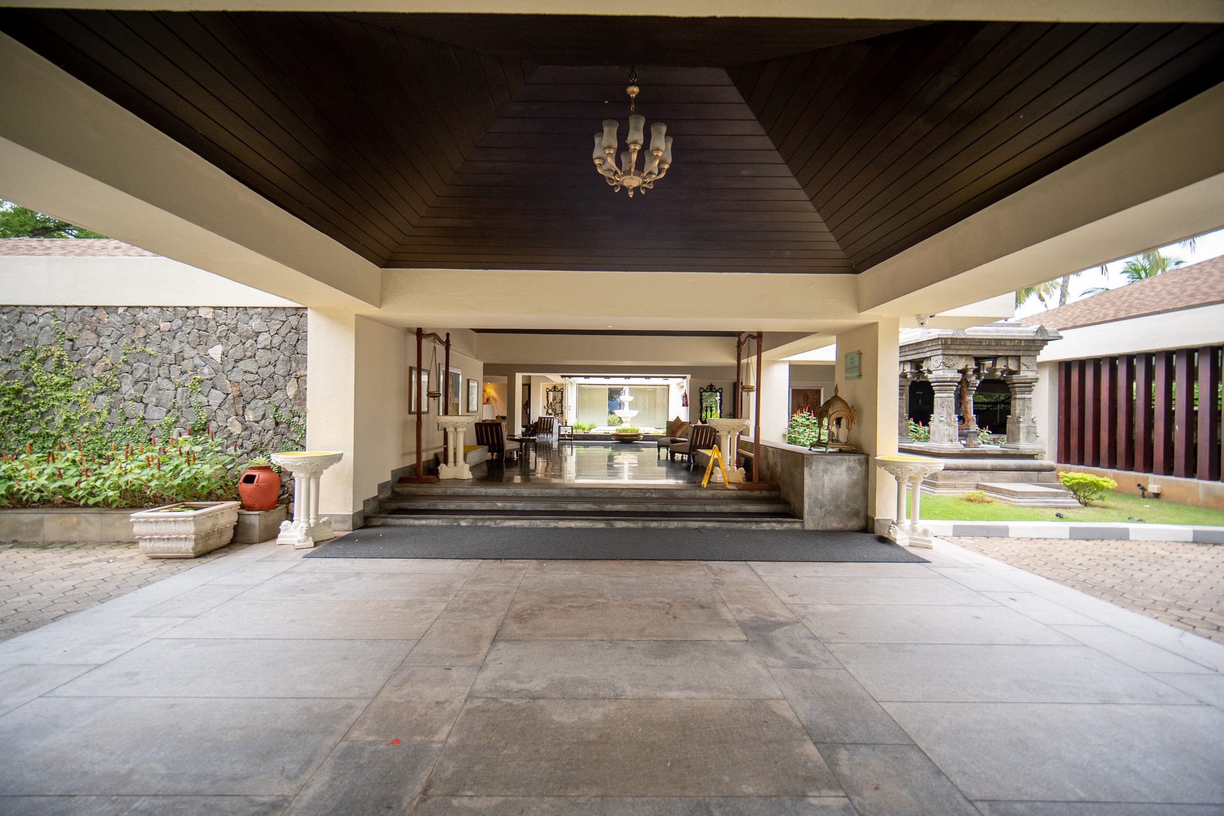 Favourite Kerala Ayurveda centre entrance